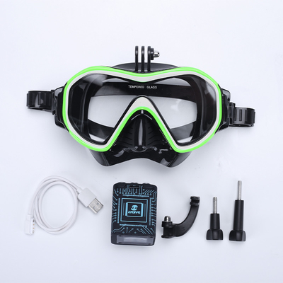 HUD Scuba Diving Mask With Depth Direction Time Data Monitoring